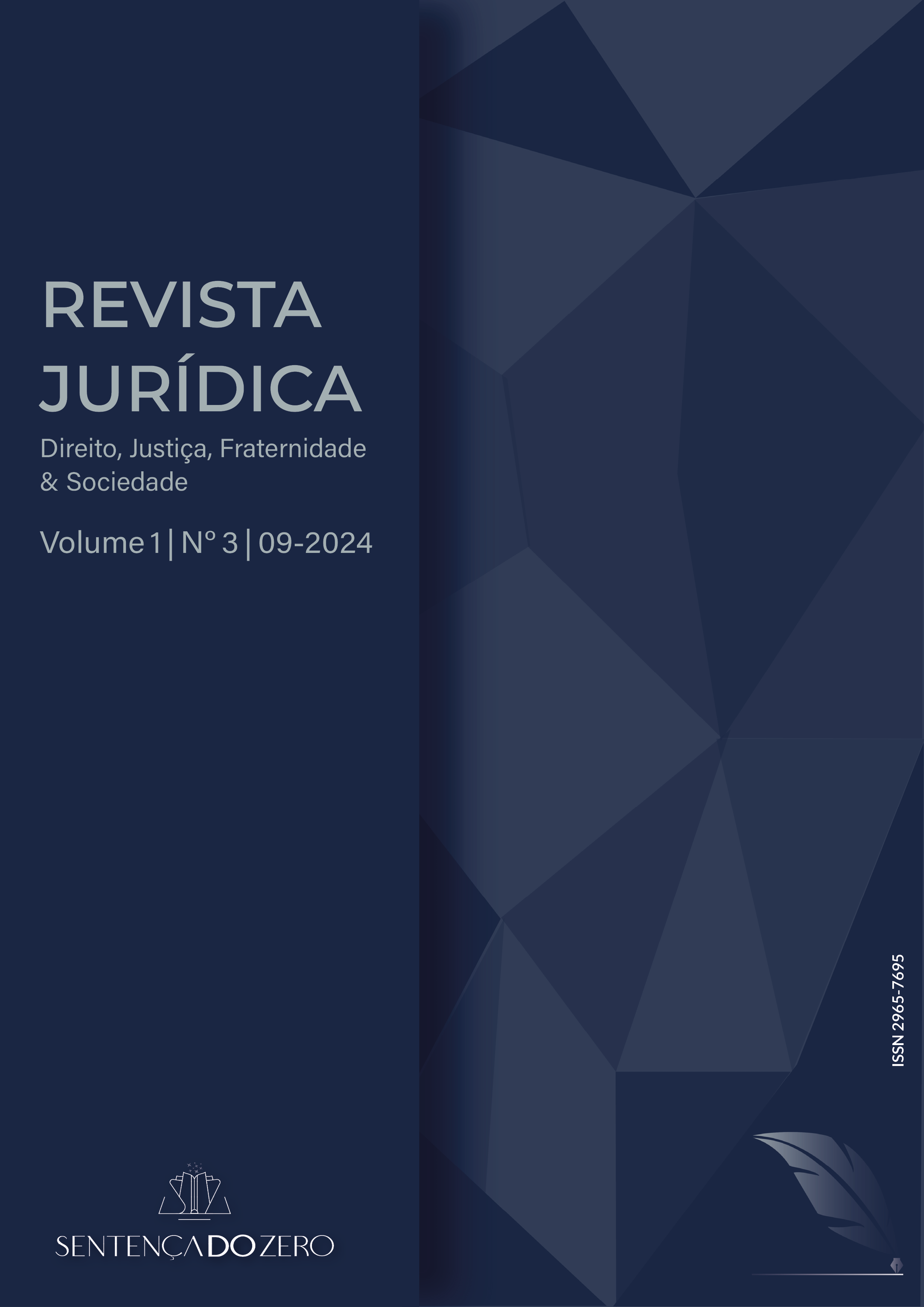 Capa da Revista Jurídica — Direito, Justiça, Fraternidade & Sociedade, edição regular n. 3 de setembro de 2024.