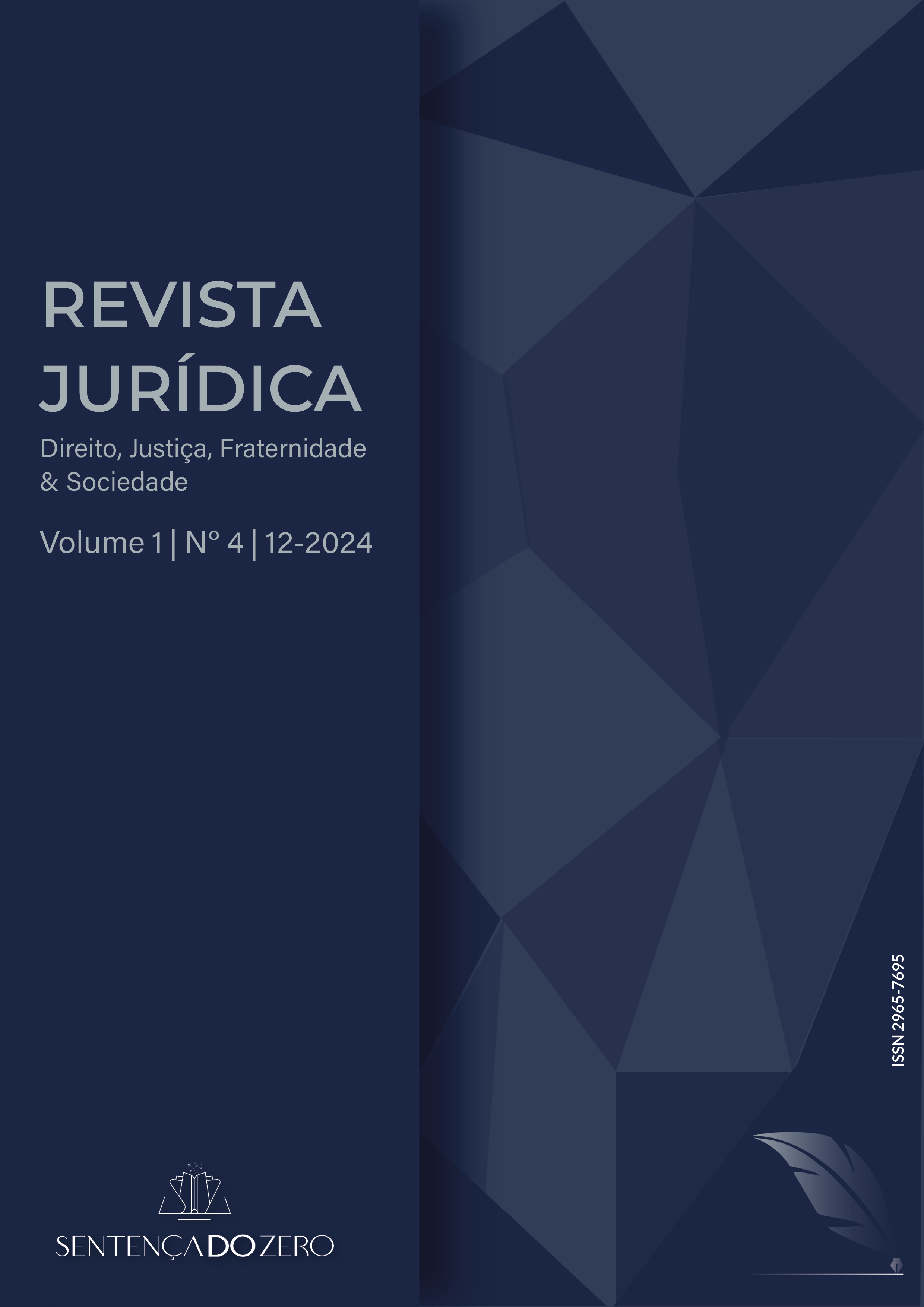 Capa da Revista Jurídica — Direito, Justiça, Fraternidade & Sociedade, edição regular n. 4 de dezembro de 2024.